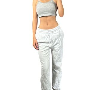 Women's White Jogger Pants